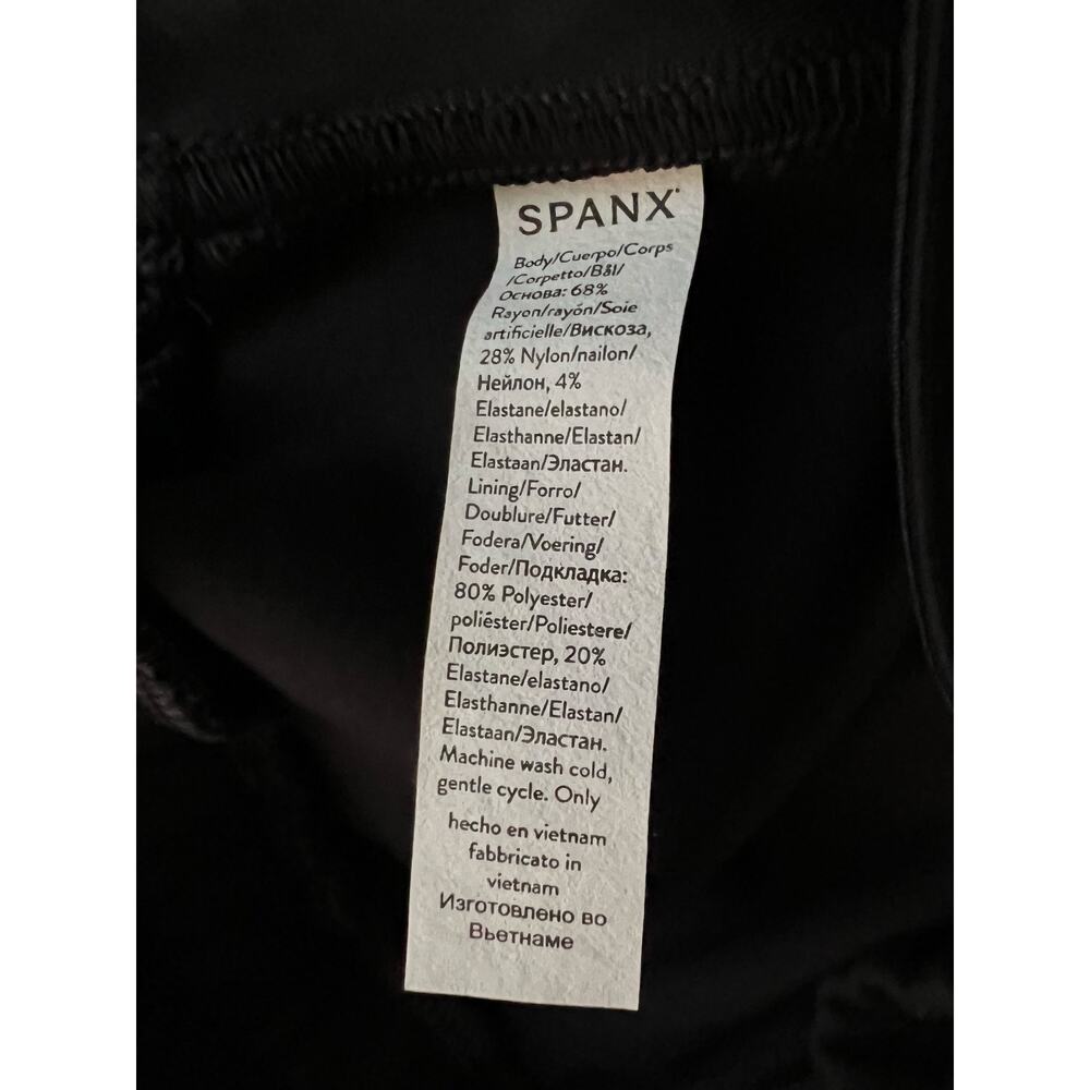 Spanx The Perfect Pant Jogger Classic Black Women's Size Medium Stretch Pockets - Picture 5 of 7